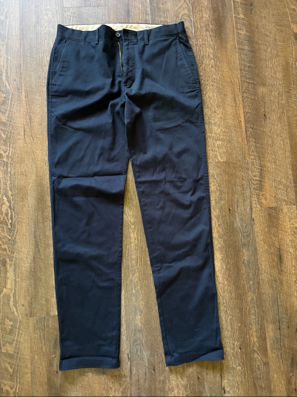 Men's Navy Chino Pants - Slim fit